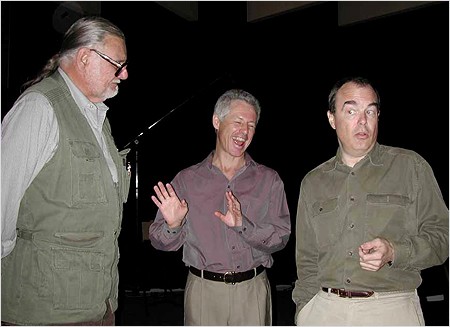 Telling more tales: George Romero, Paramount’s Martin Blythe and John Harrison