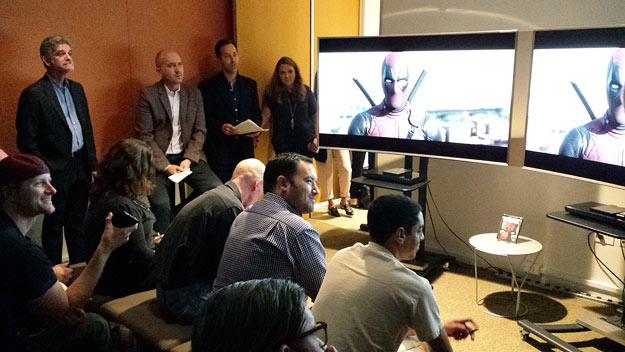 The Deadpool 4K demo at the Fox Innovation Lab