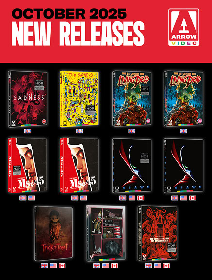 Arrow Video's October 2025 slate