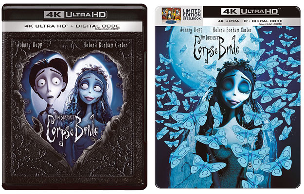 Tim Burton's Corpse Bride (4K Ultra HD & 4K Steelbook)