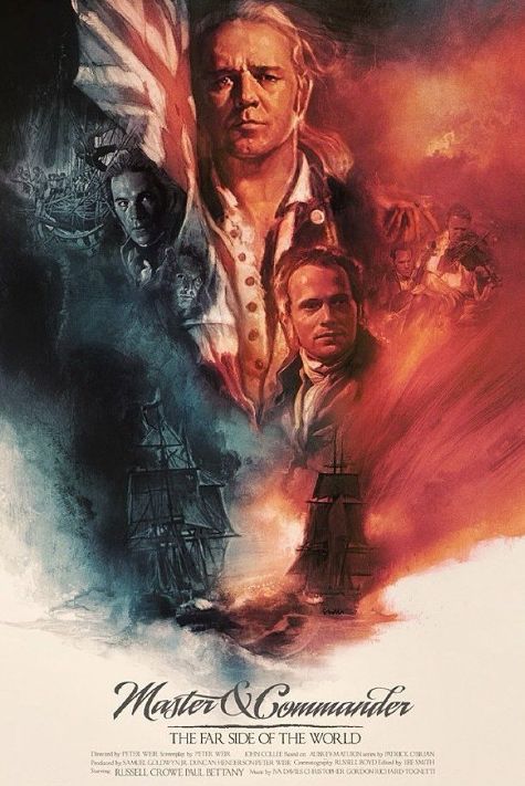 Tony Stella's MASTER AND COMMANDER poster art