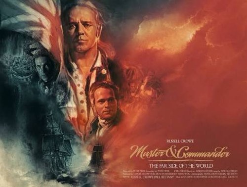 Tony Stella's MASTER AND COMMANDER UK style poster art