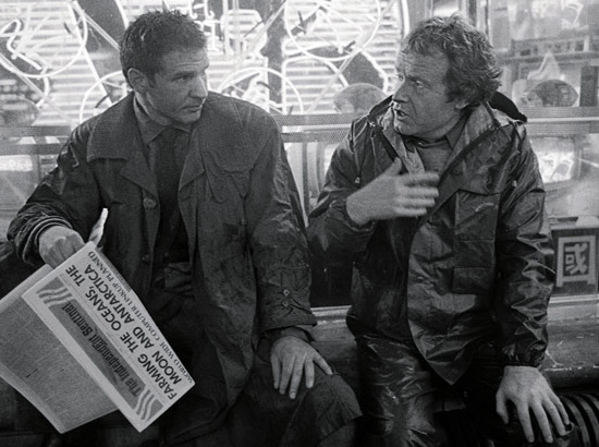 Harrison Ford and director Ridley Scott