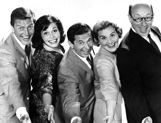 The cast of The Dick Van Dyke Show