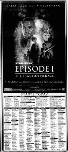 Episode 1 newspaper ad