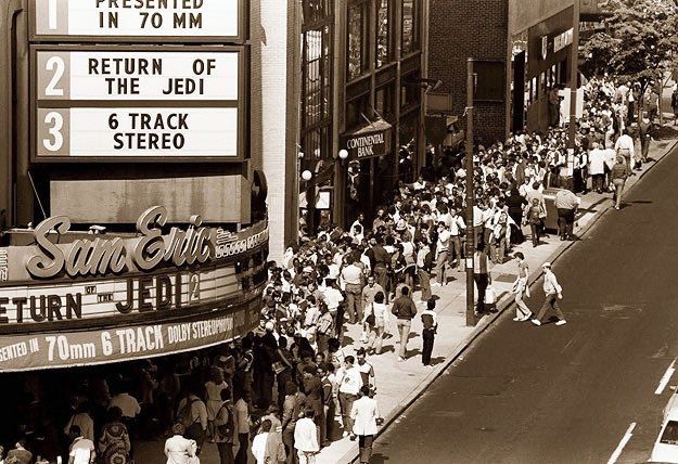 Screenings for Star Wars in 1983
