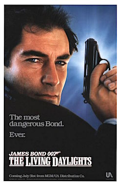 The Living Daylights teaser onesheet