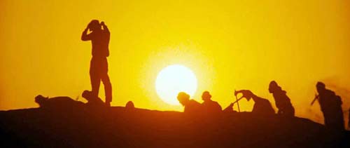 A scene from Raiders of the Lost Ark