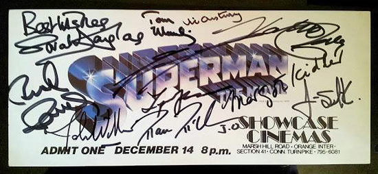 Superman Premiere Ticket
