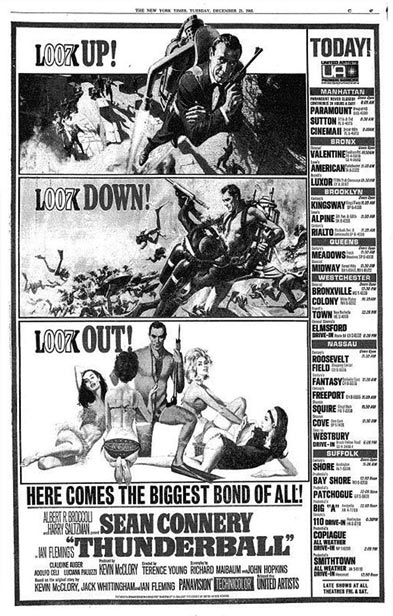 Thunderball newspaper ad