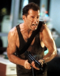 Bruce Willis in Die Hard